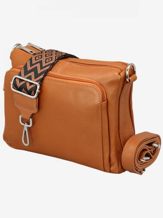 Foto van product Adel Bags Schoudertas 'Becky' cognac