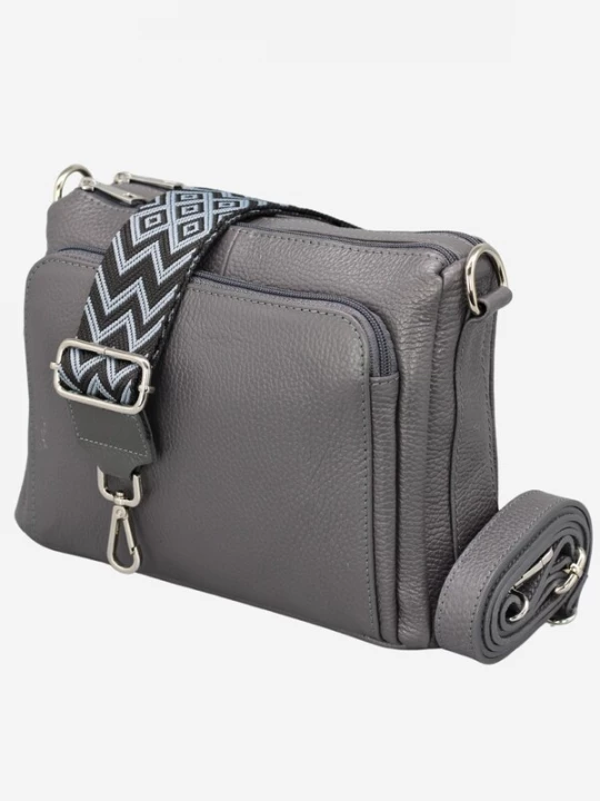 Foto van product Adel Bags Schoudertas 'Becky' donkergrijs