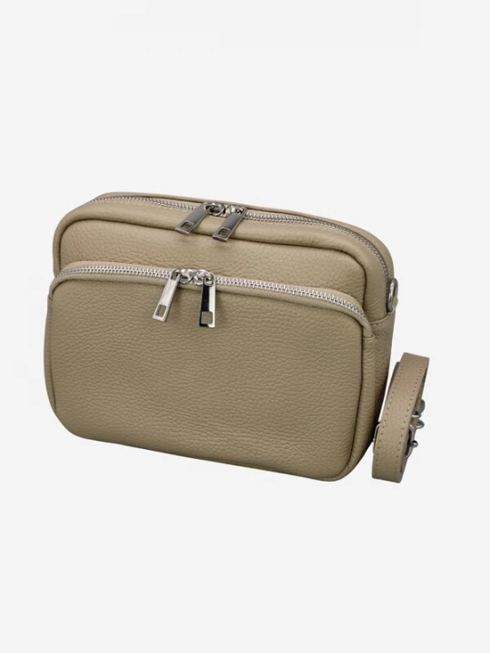 Foto van product Adel Bags Schoudertas 'Bella' beige gemêleerd