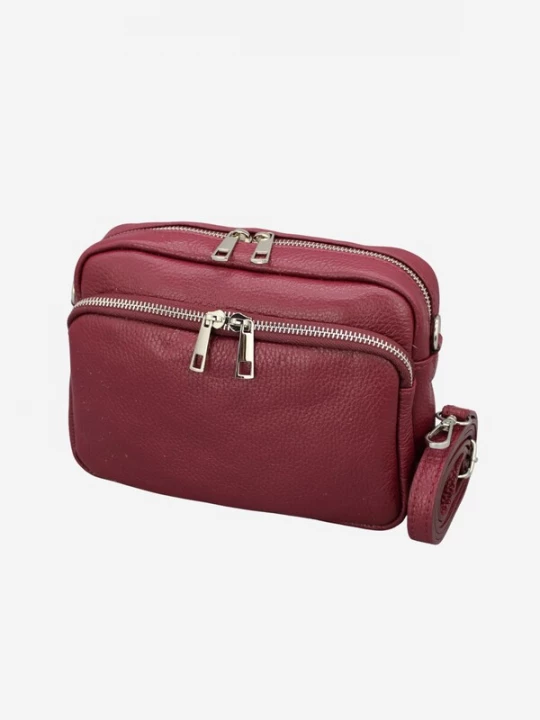 Foto van product Adel Bags Schoudertas 'Bella' bordeaux