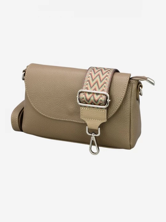 Foto van product Adel Bags Schoudertas 'Jana' donkerbeige