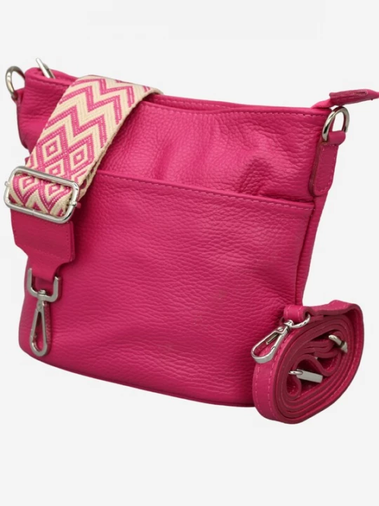 Foto van product Adel Bags Schoudertas 'Lina' donkerroze