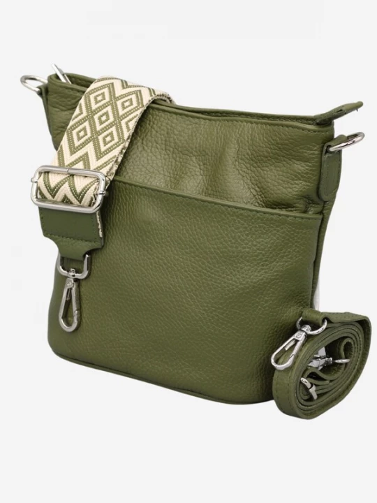 Foto van product Adel Bags Schoudertas 'Lina' olijfgroen