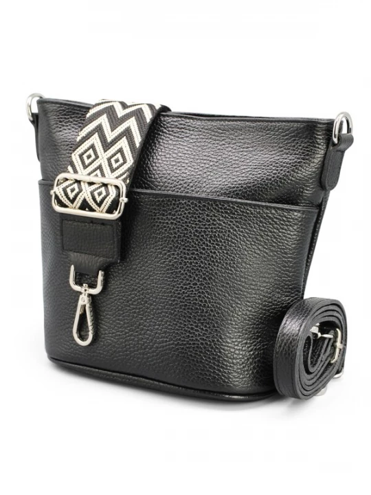 Foto van product Adel Bags Schoudertas 'Lina' zwart