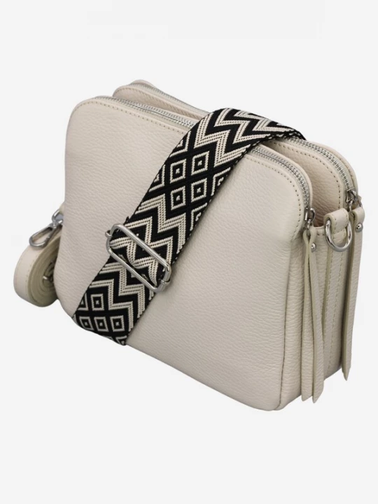 Foto van product Adel Bags Schoudertas 'MARA' beige