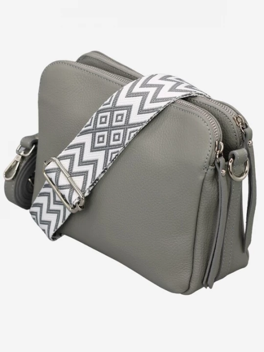 Foto van product Adel Bags Schoudertas 'MARA' rookgrijs