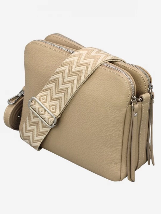 Foto van product Adel Bags Schoudertas 'MARA' taupe