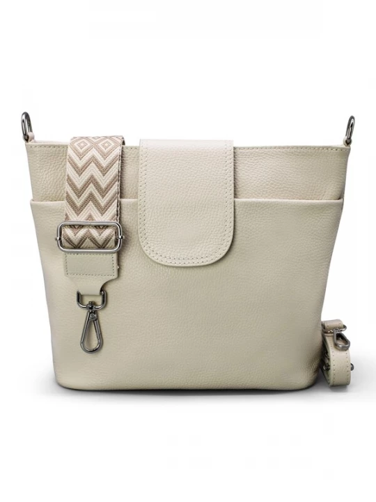 Foto van product Adel Bags Schoudertas 'Sara' beige