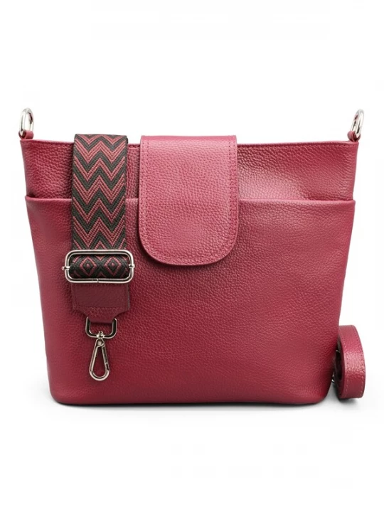 Foto van product Adel Bags Schoudertas 'Sara' bourgogne