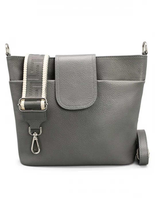 Foto van product Adel Bags Schoudertas 'Sara' donkergrijs