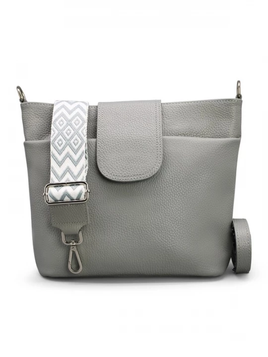 Foto van product Adel Bags Schoudertas 'Sara' grijs