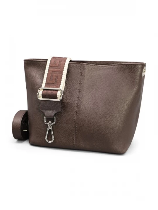 Foto van product Adel Bags Schoudertas 'Vera' donkerbruin
