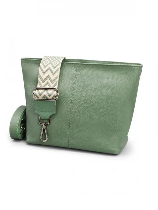 Foto van product Adel Bags Schoudertas 'Vera' groen gemêleerd