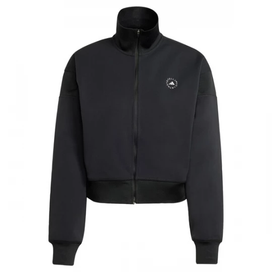 Foto van product ADIDAS BY STELLA MCCARTNEY Sportief sweatvest 'Knitted Track' zwart / wit