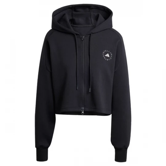 Foto van product ADIDAS BY STELLA MCCARTNEY Sportief sweatvest 'Sportswear Cropped' zwart / wit