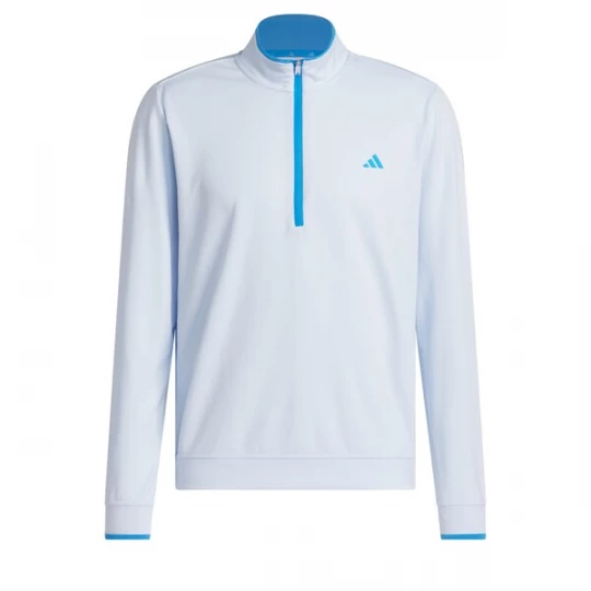 Foto van product ADIDAS GOLF Functioneel shirt 'Lightweight Half-Zip' lichtblauw / wit
