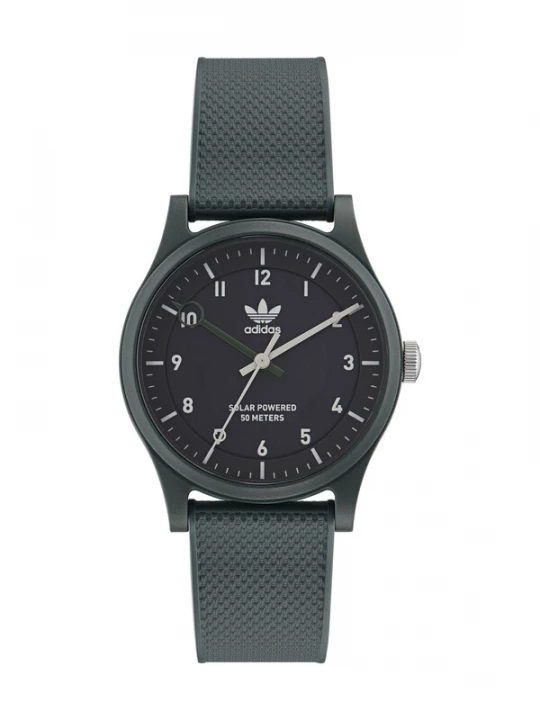 Foto van product ADIDAS ORIGINALS Analoog horloge 'Ao Street Project One' kaki / zwart / zilver