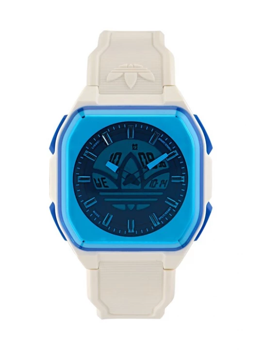 Foto van product ADIDAS ORIGINALS Analoog horloge 'City Tech Six' azuur / wit
