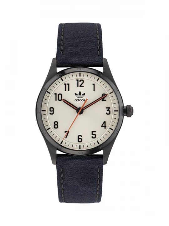 Foto van product ADIDAS ORIGINALS Analoog horloge 'CODE FOUR' basaltgrijs / zwart / wit