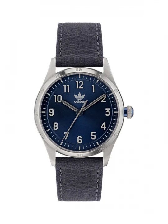 Foto van product ADIDAS ORIGINALS Analoog horloge 'CODE FOUR' donkerblauw / donkerbruin / zilver