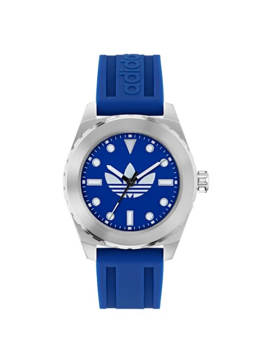 Foto van product ADIDAS ORIGINALS Analoog horloge 'DISCOVERER ONE' blauw / zilver