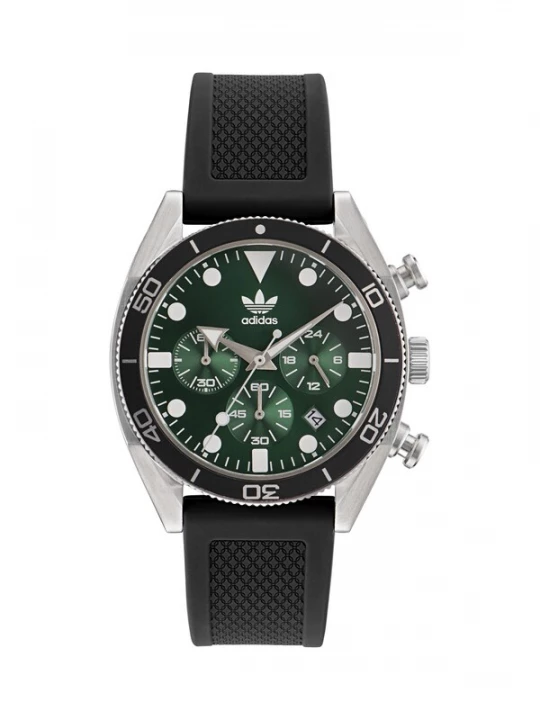 Foto van product ADIDAS ORIGINALS Analoog horloge 'EDITION TWO' zwart / zilver