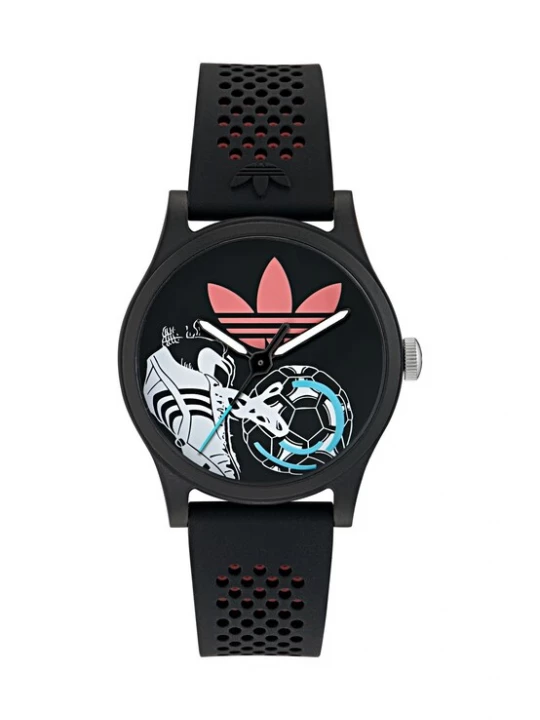 Foto van product ADIDAS ORIGINALS Analoog horloge 'Game Three' blauw / rosa / zwart / wit