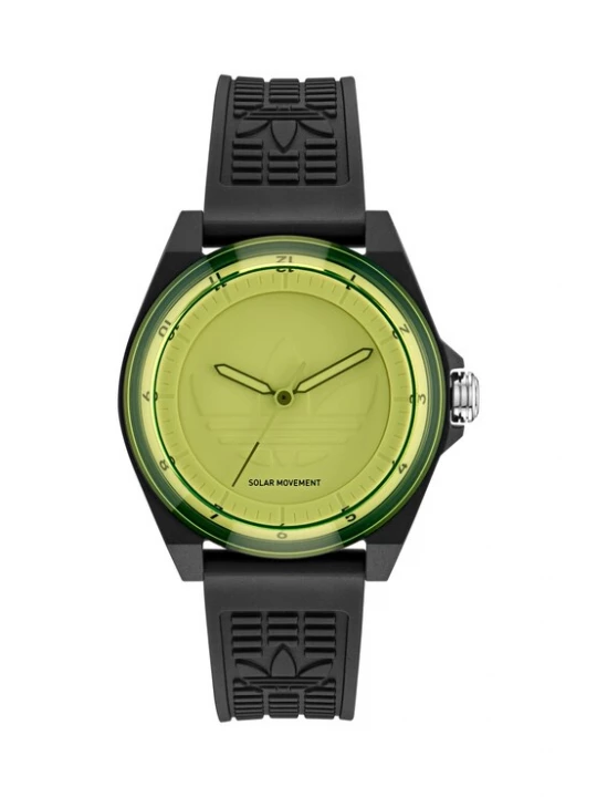 Foto van product ADIDAS ORIGINALS Analoog horloge 'Project Four Solar' groen / zwart