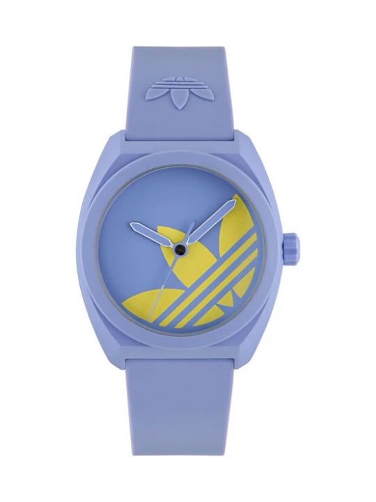 Foto van product ADIDAS ORIGINALS Analoog horloge 'Project Three' geel / lila