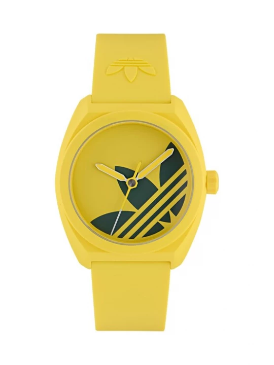 Foto van product ADIDAS ORIGINALS Analoog horloge 'PROJECT THREE ' geel / zwart