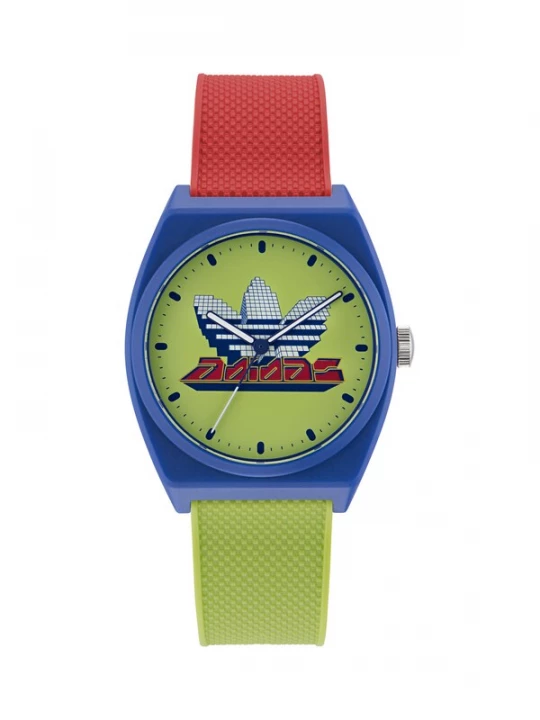 Foto van product ADIDAS ORIGINALS Analoog horloge 'PROJECT TWO' blauw / groen / rood / zwart / wit