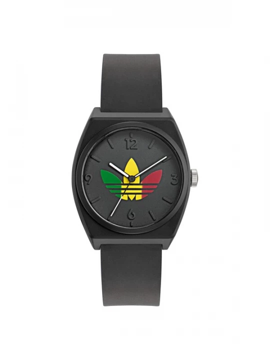 Foto van product ADIDAS ORIGINALS Analoog horloge 'Project Two Grfx' geel / groen / rood / zwart