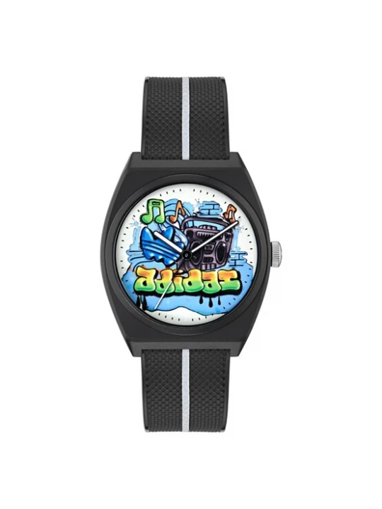 Foto van product ADIDAS ORIGINALS Analoog horloge 'Project Two' hemelsblauw / groen / zwart / wit