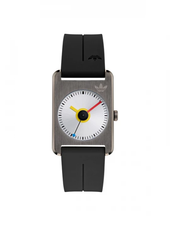 Foto van product ADIDAS ORIGINALS Analoog horloge 'Retro Pop One' geel / zwart / zilver / wit