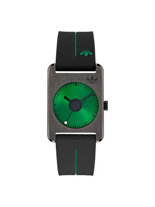 Foto van product ADIDAS ORIGINALS Analoog horloge 'RETRO POP ONE' groen / zwart