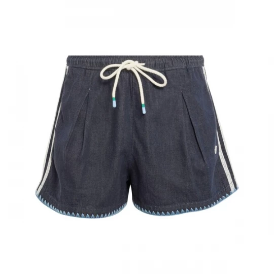 Foto van product ADIDAS ORIGINALS Bandplooi jeans 'Resort' donkerblauw / wit