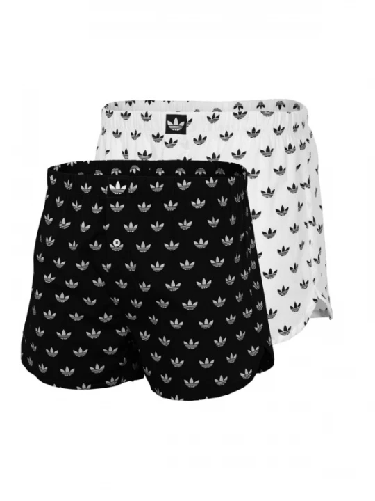 Foto van product ADIDAS ORIGINALS Boxershorts ' Comfort Cotton Woven ' zwart / wit