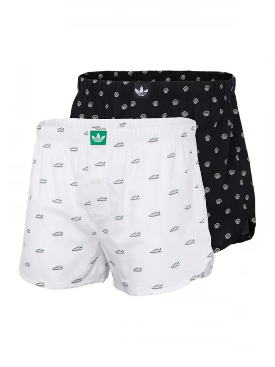 Foto van product ADIDAS ORIGINALS Boxershorts 'Comfort Cotton Woven' zwart / wit