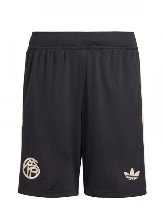 Foto van product ADIDAS ORIGINALS Broek 'FC Bayern 25 / 26' beige / zwart / wit