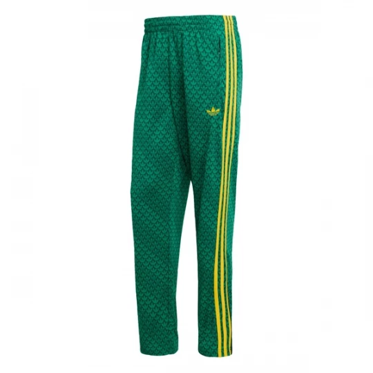 Foto van product ADIDAS ORIGINALS Broek 'Firebird' donkergeel / groen / donkergroen