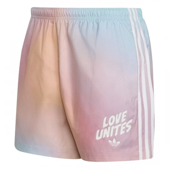 Foto van product ADIDAS ORIGINALS Broek 'Pride' lichtblauw / lavendel / abrikoos / rosa