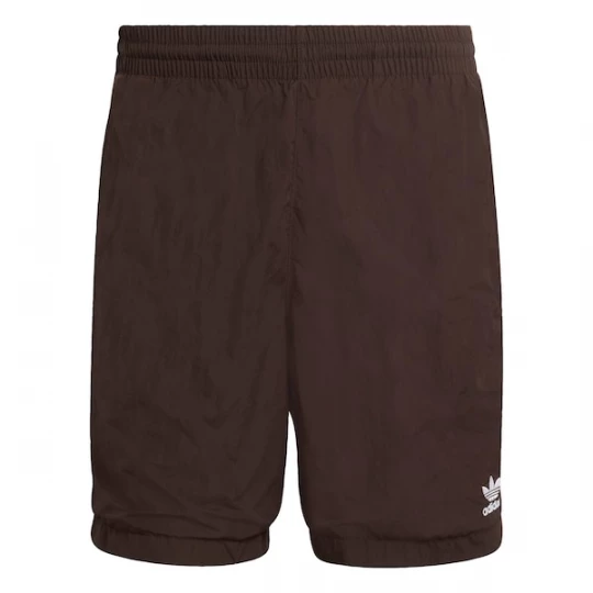 Foto van product ADIDAS ORIGINALS Broek 'Trefoil Essentials' chocoladebruin / wit