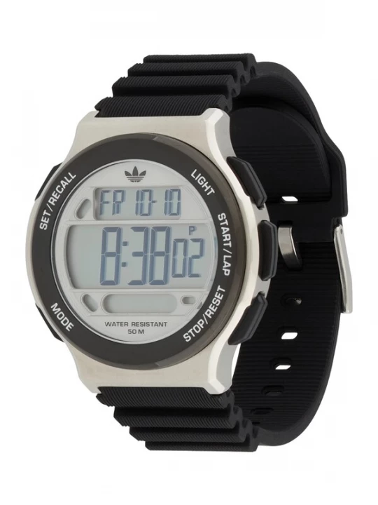Foto van product ADIDAS ORIGINALS Digitaal horloge 'EXPRESSION THREE' grijs / zwart