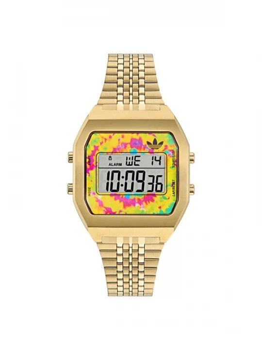 Foto van product ADIDAS ORIGINALS Digitaal horloge lichtblauw / geel / goud / lichtgroen / fuchsia
