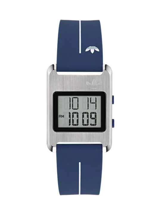 Foto van product ADIDAS ORIGINALS Digitaal horloge 'Retro Pop Three' blauw / zilver