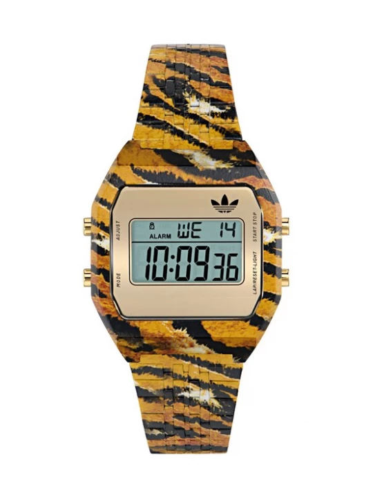 Foto van product ADIDAS ORIGINALS Digitaal horloge 'TWO' karamel / donkergeel / goud / zwart