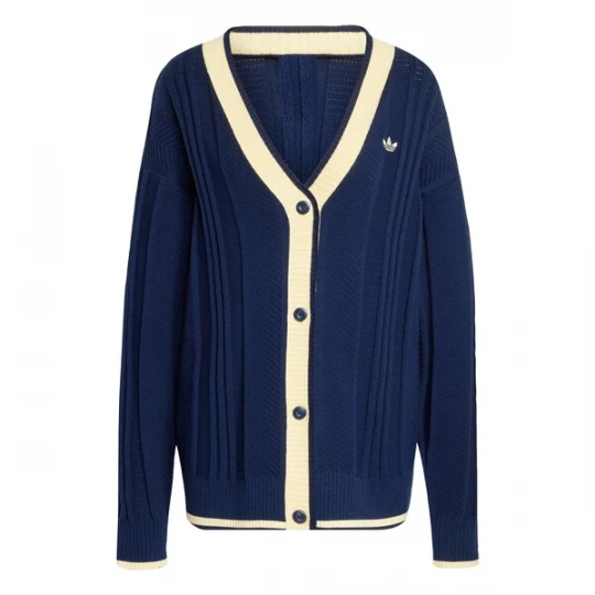 Foto van product ADIDAS ORIGINALS Gebreid vest beige / donkerblauw
