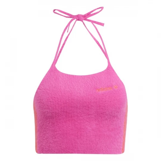 Foto van product ADIDAS ORIGINALS Gebreide top 'Fluffy Knitted Halter' oranje / pink