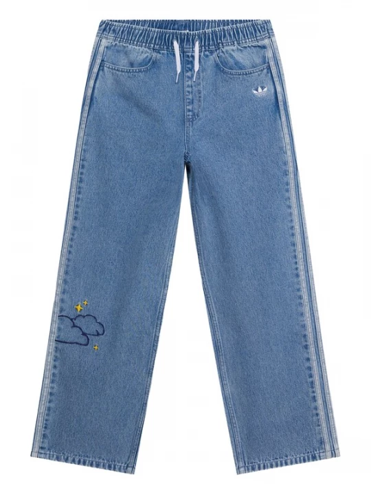 Foto van product ADIDAS ORIGINALS Jeans blauw denim / donkerblauw / geel