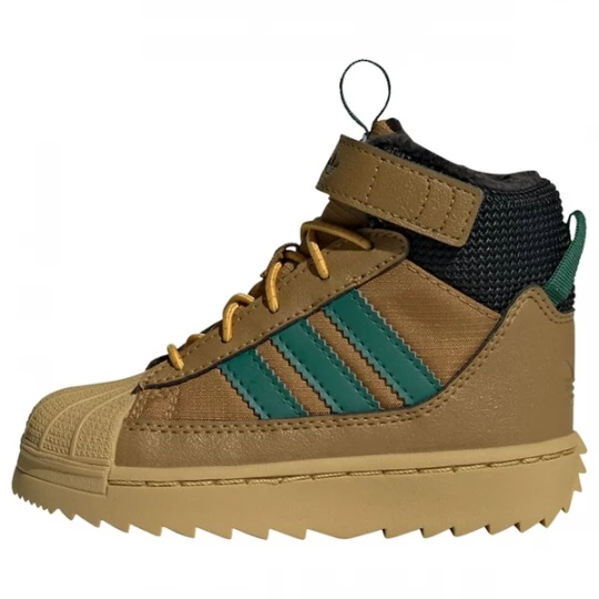 Foto van product ADIDAS ORIGINALS Laarzen 'Superstar' bruin / petrol / zwart